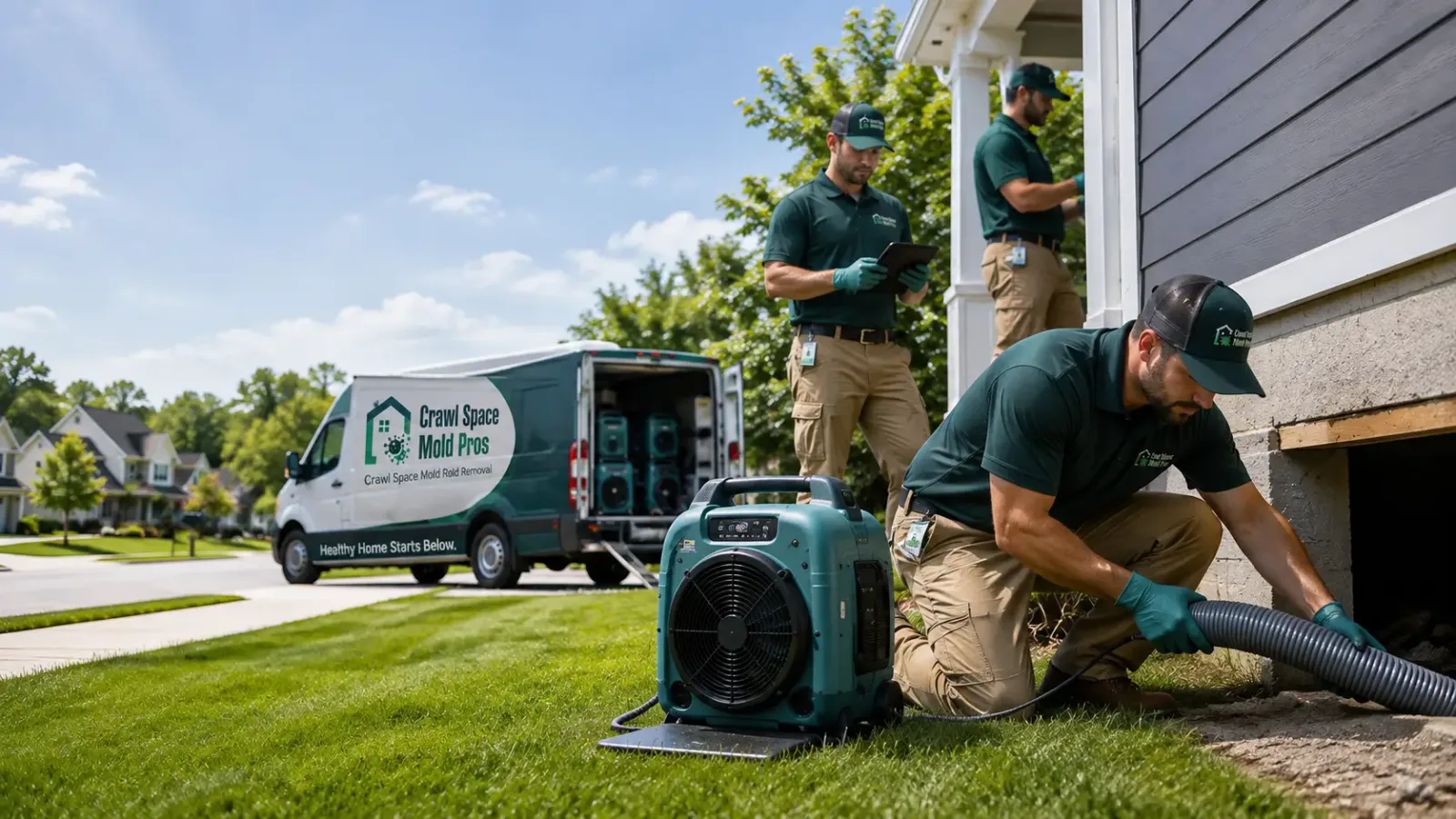 Crawl Space Mold Removal in Central City, KY